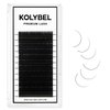 KOLYBEL Classic Lash Extensions 0.05 C CC D DD J B L Curl 13-20mm Mixed Lash Trays Premium Silk Eyelash Extensions Matte Dark Lash Extension for Professional Salon Use (0.05-C-13-20mm)