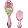 Wet Brush Princess Tiana Original Detangler Big & Small, 5 Ouchless Ponytailers hair ties - All Hair Types - Ultra-Soft - Comb For Kids Men, Women, Boys & Girls