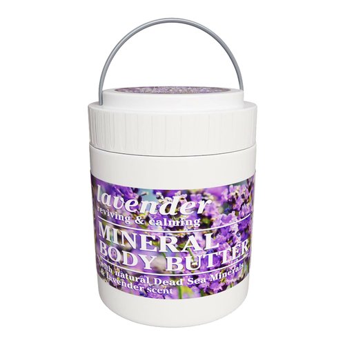 Dead Sea Collection Lavender Body Butter for Women with Pure Dead Sea Minerals – Nourishing, Moisturizer, Softening and Smoothing Dry Skin (16.9 FL.OZ / 500 ml)