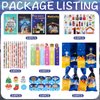 Grencian 168pcs Christmas Nativity Party Favors Stationery Set for Kids Exchange Gfits Class Reward for Classroom Students Church Activity Christian Goodie Bag Stuffers Supplies Class Favors for Kids