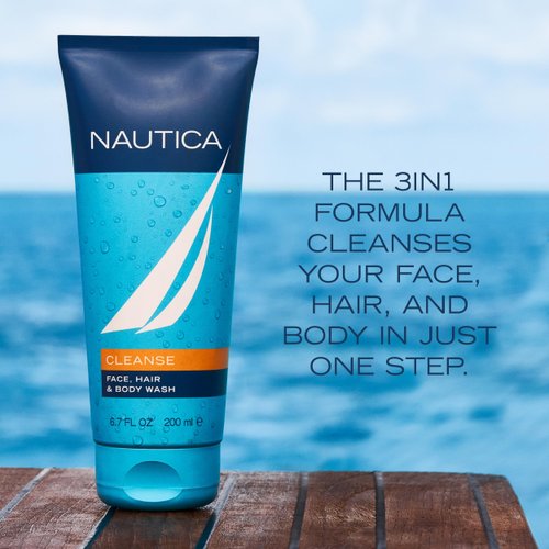 Nautica Grooming 3-in-1 Hair, Body & Face Wash 6.7 fl oz.