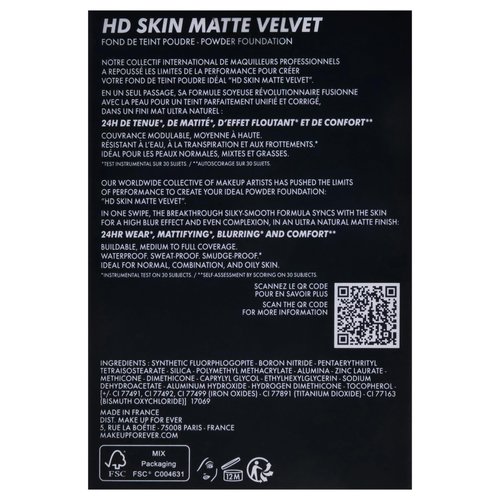 HD Skin Matte Powder Foundation - 2N26 by Make Up For Ever for Women - 0.38 oz Foundation