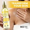Biocare Skin Toning & Brightening Oil - Infused with Vitamin C, Rosehip Seed Oil, Vitamin E - Nourishing and Non-Greasy Body Oil for Hydrated, Radiant, Even Skin Texture and Complexion - 6 Oz
