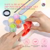SAVILAND Dip Powder Nail Kit Starter: 20 Colors Clear Pink Rainbow Dipping Powder Set Castor Oil VE Dip Powder Liquid Set with Dip Base & Top Activator Brush Saver French Nail Art Manicure DIY Home