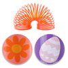 JOHOUSE 45PCS Easter Magic Springs, Plastic Spring Toy Easter Eggs Toys Filled Party Supplies for Kids Party Favor Gift