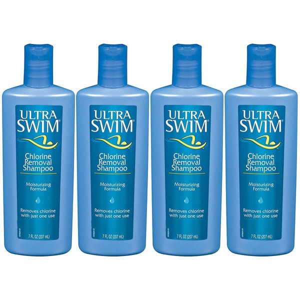 UltraSwim Chlorine Removal Moisturizing Shampoo, 7 oz., 4 Pack