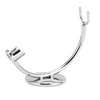 Straight Razor Stand, Stainless Steel Razor Stand, Curved Stainless Steel Stand Base and Polished Steel to Protect & Dry Razor, fits All Popular Brand Razors