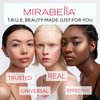Mirabella Invincible For All HD Liquid Foundation - Anti-Aging Full Coverage Liquid Face Makeup - Moisturizing, Hydrating & Lightweight Foundation for All Skin Types (Medium M120)