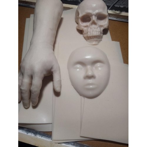 Reelskin Premium Quality A4 (11.5" x 8.5") Tattoo Practice Skin, Double-Sided Silicone Sheets, 3MM Tattoo Practice Skin, Realistic Texture for Tattooing - Ideal for Beginners and Professionals