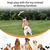 ETIAL Dog Flying Disc Toy, Interactive Fetch Dog Toy for Teething, Tugging & Chewing, Outdoor Dog Agility Training Equipment with Squeakers for Small Medium Dogs Anxiety Relief
