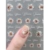Blooming Flower Nail Art Stickers Decals 5D Embossed Flowers Nail Stickers Spring Summer Daisy Sunflower Design Decals for Nails Fresh Floral Manicure Decorations for Women Girls Children