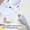 Baby Monitor Crib Mount with 20 Inch Flexible Twist Mount for Tripod Thread Cameras, Moonybaby, VTech VM901, VH919HD / Babysense VBM55 / Momcozy BM01
