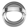 Maykito 3 Pieces Round Biscuit Cutter with Handle - Stainless Steel Round Circle Doughnut Cutter Baking Molds Assorted Size