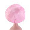 2 Pcs Kids Satin Sleeping Caps Head Cover Bonnet with Elastic Band Hair Care Cap Night Hat for Baby Toddler Teens (Purple and Pink)