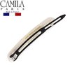 Camila Paris CP2822 French Hair Barrette Clip for Girls, Handmade, Nacar, Metal-Free Closure Strong Hold Grip Hair Clips for Women, No Slip and Durable Styling Girls Hair Accessories, Made in France