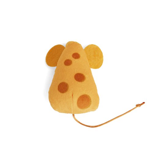 Leaps & Bounds Dental Cheese Mouse Cat Toy