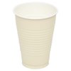 JAM Paper Plastic Party Cups - 12 oz - Ivory - 20 Glasses/Pack