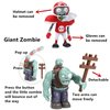JHESAO 10 PCS Plants and Zombies Toys Action Figures Zombies PVZ Toys 1 2 Series Great Gifts for Kids and Fans, Birthday and Christmas Party New