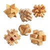 ULT-unite3D Wooden Cube Brain Teaser Puzzle