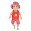 Full Silicone Doll Clothes Outfits for 17.7"- 18.5", Reborn Baby Doll QUTE Suit Accesories Set - Newborn Girl Boy Baby Clothing Gifts Set - RedElephant Set (Clothes Only)