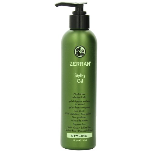 Zerran Hair Styling Gel, 8 Ounce