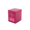 Gamegenic Bastion 100+ XL Deck Box - Compact, Secure, and Perfectly Organized for Your Trading Cards! Safely Protects 100+ Double-Sleeved Cards, Pink Color, Made