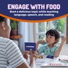 Food Flash Cards - 50 Educational Flash Cards for Children and Adults - Fun Vocabulary Builder Flash Cards for Speech Therapy, ESL, Occupational Therapy, and More