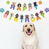 GOTPASS Dog Themed Banner Dog Faces Claws Party Banner Dog Theme Party Bunting Decoration Puppy Birthday Baby Shower Party Supplies