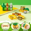 DMIGHT Jungle Safari Party Favors 30 Pcs Wild Animals Slap Bracelets and Rubber Wristband for Kids Birthday Gifts, Wild Theme Party favors for Kids Birthday Party Jungle Safari Party Supplies
