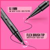 Liquid Eyeliner - Waterproof Eyeliner Pen with Precise Brush Tip Eye Liner Pen for Thin & Thick Lines, Professional Ink Eyeliner Pencil for Woman, Smudge-Proof, Stay All Day, Easy to Use, Black