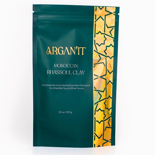 Moroccan Organic Red Rhassoul Clay - Skin care mask for deep cleansing, nourishing, detoxifying Skin & Hair Cleanser from Red Lava organically mined
