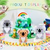9 Pcs Koala Bear Plush Mini Koala Stuffed Animal Small Koala Bear Keychain Plush Soft Huggable Koala Plush Bulk Toy Forest Stuffed Animals Set for Kids Birthday Party Favors Gifts Award, 4 Inches