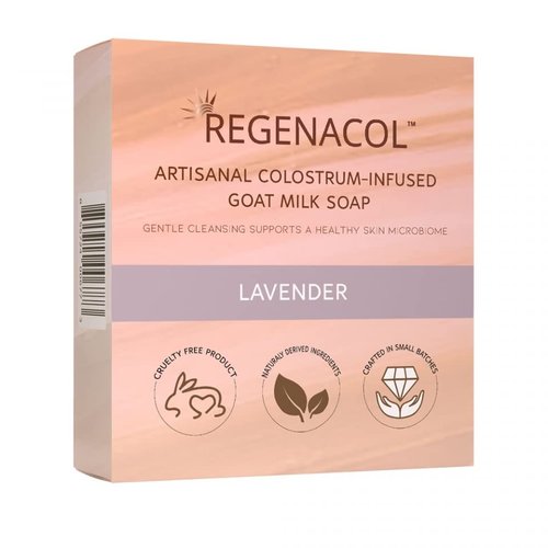 Regenacol Artisanal Colostrum-Infused Goat Milk Soap - Lavender