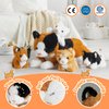 Houwsbaby 5 Pieces Cat Stuffed Animal with Kittens Plush Toy Set,Mommy Cat with 4 Plush Kittens,Cat with Babies Inside,Kitty Surprise,Parent-Child Stuffed Animals Presents for Kids Girls Boys,17''