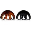 GOODY WoMen Slideproof Wingless Claw Clip, Small, Assorted, 2 Count