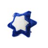 Copa Judaica Chewish Treat Star of David Squeaker Plush Dog Toy, Blue and White