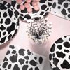Cow Print Birthday Decorations Girl Boy Cow Birthday Party Decorations Farm Birthday Party Plates and Napkins Cow Themed Baby Shower Cowboy Plates Cow Party Favors Decorations
