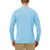 Roadbox Mens UPF 50+ UV Sun Protection Shirts Outdoor Long Sleeve SPF Diving Rash Guard for Fishing Hiking Swimming Blue