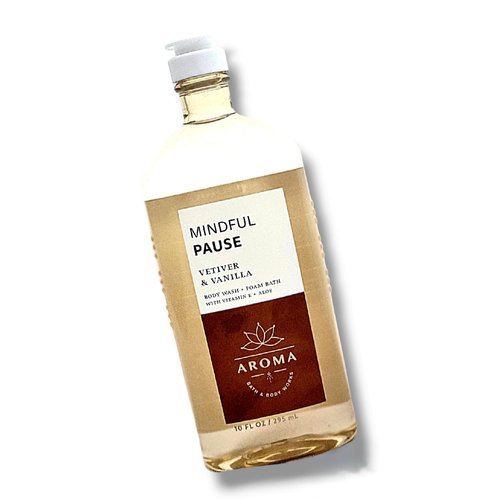 Baꞎh aпd Body Works Shower Gel 10 Fl oz. (Packaging may vary) (Vetiver & Vanilla Foam Bath)