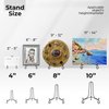 TR-LIFE Plate Stands for Display - 8 Inch Plate Holder Display Stand + Metal Easel Stand for Picture Frame, Decorative Plates, Book, Photo, Collectibles (2 Pack)
