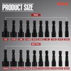 AMM 20PCS Power Nut Driver Set for Impact Drill, 1/4” Hex Head Drill Bit Set SAE and Metric, The best tool accessories