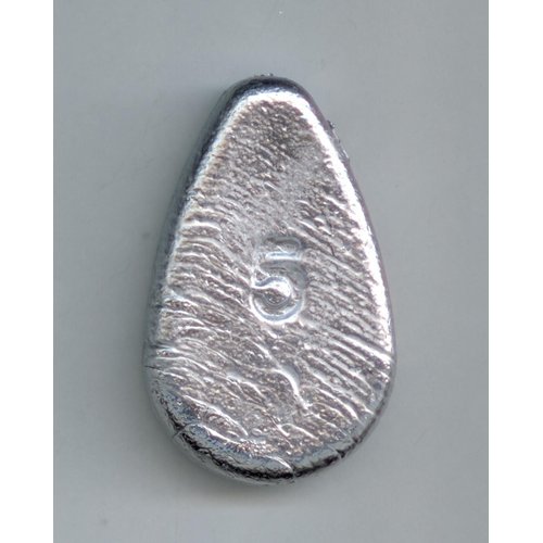 S & J's TACKLE BOX 5 OZ NO ROLL Sinker, 10 PER Pack C