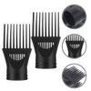 FRCOLOR 2pcs Hair Dryer Comb Universal Blow Dryer Comb Universal Hair Dryer Nozzle Salon Hair Dryer Nozzle Hair Dryer Nozzle Attachment Black Comb Electric Hair Drier Comb Modeling Plastic