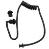 GoodQbuy 5Pcs Flexible Spring Air Tube Replacement Walkie Talkie Earphone Earpiece Coil Acoustic Air Tube for Two-Way Radio Headsets (Black)