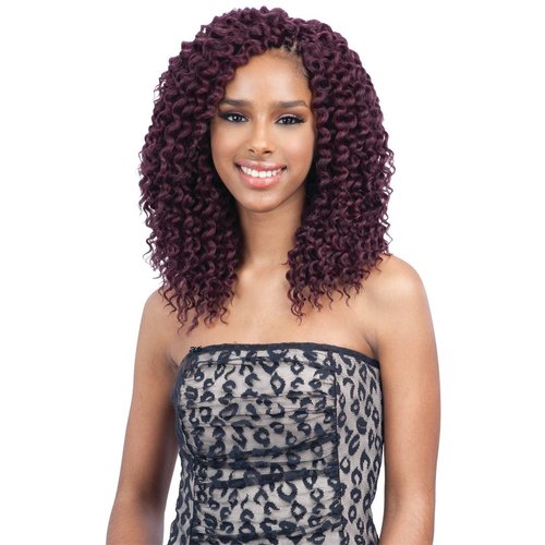 Freetress Braids DEEP TWIST 10" (1B Off Black) - Synthetic Hair Crochet Braid