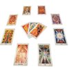 Jamron 78Pcs/Set Tarot Cards Deck Board Future Telling Divination Game English Edition Thoth SN07408