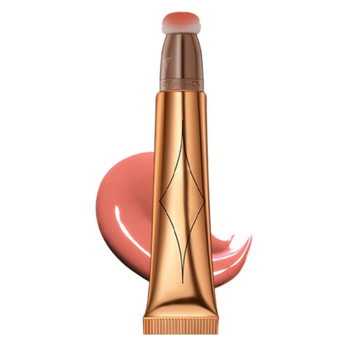 Ofanyia Liquid Blush Beauty Wand, Liquid Face Blusher with Soft Cushion Applicator, Smooth Creamy Matte Finish Liquid Blush Wand, Lightweight Blendable Body Face Blush Makeup (02# Pink Blush)