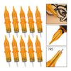 Tattoo Cartridge Needles, ATOMUS 10pcs 3RS 5RS 7RS 9RS Round Shader Disposable Tattoo Needle for Pen Rotary Machine Tattoo Supplies (Yellow 7RS 10pcs)