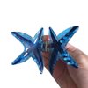 Funny Big Starfish Hair Clip,Acetate Hair Clip,Big Claw Clip for Women,Blue, 1 Count (Pack of 1)