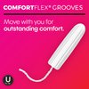 U by Kotex Click Compact Tampons, Super Absorbency, Unscented, 45 Count